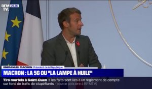 Emmanuel Macron défend la 5G contre "le modèle Amish"