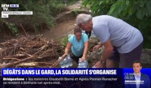 Intempéries dans le Gard: la solidarité s'organise