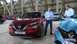 Duel Nissan Juke vs Renault Captur - Salon de l'auto Caradisiac 2020