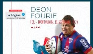 L'essai de Deon Fourie contre Montauban, saison 2020-2021