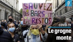 Covid-19 à Marseille : des restaurateurs révoltés et « à bout » manifestent