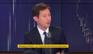 Attaque à Paris : "Il faut protéger toutes les cibles" demande l'eurodéputé LR François-Xavier Bellamy