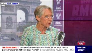Élisabeth Borne: "Le télétravail est très recommandé, surtout dans les zones où le virus circule activement"