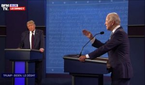 "Est-ce que vous pouvez la fermer ?": Joe Biden s'emporte contre Donald Trump