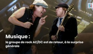 Le groupe de rock AC/DC est de retour, à la surprise générale