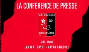 [NATIONAL] J8 Conférence de presse avant match Sète - USBCO