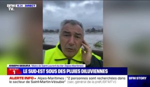 Alpes-Maritimes: "La situation devient très complexe", selon le maire de Saint-Laurent-du-Var