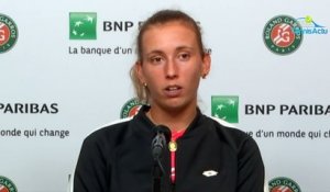 Roland-Garros 2020 - Elise Mertens : "J'ai tout donné mais Caroline Garcia a mieux joué à la fin et c'était quand même pas pour moi