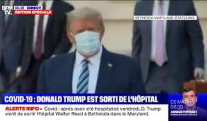 Covid-19: Donald Trump sort de l’hôpital