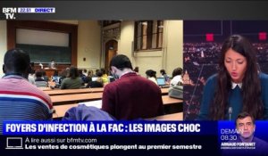 Le plus de 22h Max: Foyers d'infection à la fac, les images choc - 05/10