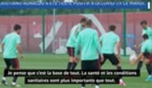Football - Xavier : "Le football ne peut pas s’arrêter"