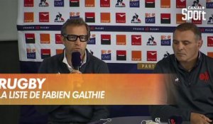 Retour du XV de France, la liste de Fabien Galthié !