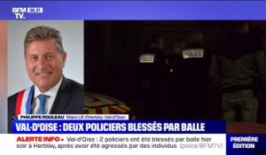 Policiers blessés par balles dans le Val-d'Oise: selon le maire d'Herblay Philippe Rouleau, "les coups ont été terribles"