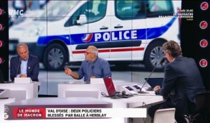 Le monde de Macron :Deux policiers blessés par balles à Herblay, dans le Val-d'Oise - 08/10