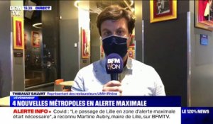 Lyon en état d'alerte maximale: les restaurateurs "s'y attendaient" mais veulent des mesures précises