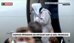 Sophie Pétronin de retour sur le sol Français