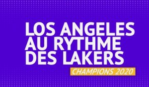 NBA - Les fans de Lakers dans les rues de Los Angeles !
