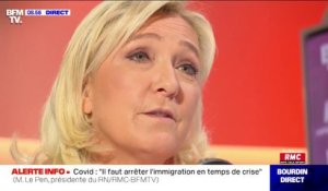 Marine Le Pen sur le refus d'alliance de Nicolas Dupont-Aignan : "C'est dommage"