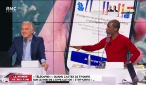 Le monde de Macron : "Télécovid"... quand Castex se trompe sur le nom de l'application "StopCovid" - 13/10