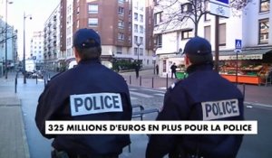 325 millions d'euros en plus pour la police