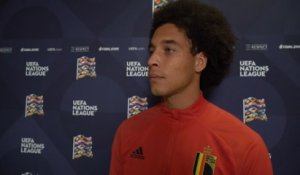 Axel Witsel avant Islande -Belgique