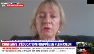 Frédérique Rolet (SNES-FSU): "Nous attendons un soutien plein et entier" de la part du ministre de l'Éducation nationale