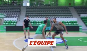 Wembanyama a défié Gobert et Poirier à l'entraînement - Basket - Jeep Élite