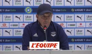 Gasset : « L'OM était bien au-dessus de nous » - Foot - L1 - Bordeaux