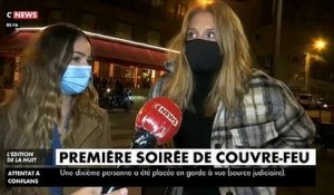 Couvre-feu - Ecoutez les réactions des Parisiens après la première nuit passée chez eux : Ils sont résignés par la force des choses...
