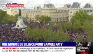 Paris: une minute de silence en hommage à Samuel Paty