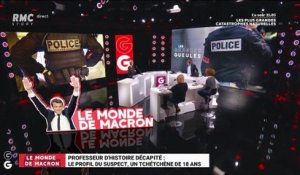 Le monde de Macron : Le profil du suspect, un Tchétchène de 18 ans, dans l'assassinat du professeur d'histoire décapité - 19/10