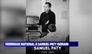 Un hommage national sera rendu à Samuel Paty ce mercredi