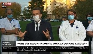 Coronavirus  - Emmanuel Macron : « Il est trop tôt aujourd’hui pour dire si on va vers des reconfinements locaux ou plus larges »