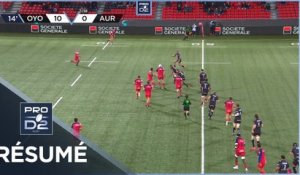 PRO D2 - Résumé Oyonnax Rugby-Stade Aurillacois: 46-17 - J7 - Saison 2020/2021