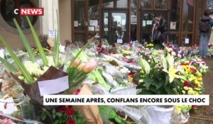 Conflans : l'émotion encore vive une semaine après