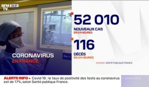 Coronavirus: 52.010 nouveaux cas rapportés positifs en 24h, un nouveau record