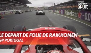 GP du Portugal : le départ de folie de Kimi Räikkönen en onboard !