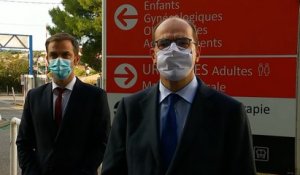 Déplacement du Premier ministre à l'hôpital Nord de Marseille