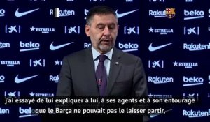 Barcelone - Bartomeu dévoile les coulisses du faux-départ de Messi cet été