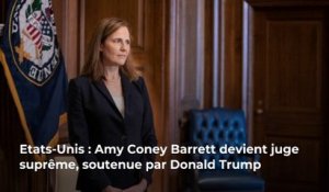 États-unis : Amy Coney Barrett devient juge suprême, soutenue par Donald Trump