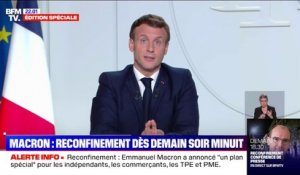 Covid-19: Emmanuel Macron annonce un reconfinement national jusqu'au 1er décembre au moins