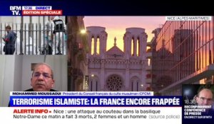 Mohammed Moussaoui (CFCM): "Nous souhaitons que les forces qui étaient prévues pour sécuriser le culte musulman puissent être affectées aux lieux de cultes catholiques pour mieux les protéger"