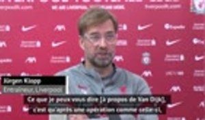 Liverpool - Klopp : "compte les jours" avant le retour de Van Dijk