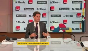 Gabriel Attal : "Le télétravail est la règle, ça vise aussi à faire baisser la pression dans les transports"