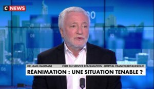 Dr. Jamil Rahmani : « 80% des lits de réanimation d'île-de-France sont pleins de Covid + »