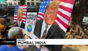 Des professeurs d'art inspirés par l'élection américaine en Inde