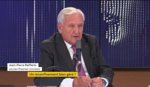 Confinement : Jean-Pierre Raffarin critique les maires et appelle à être "solidaires des décisions qui sont prises"
