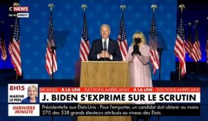 Election US: Regardez l'intégralité du discours surprise de Joe Biden ce matin alors qu'aucun résultat n'est définitif: "Nous pensons gagner cette élection!"