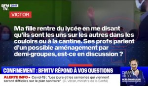 Un aménagement des cours par demi-groupes au lycée est-il en discussion ? BFMTV vous répond