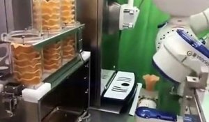 Un distributeur automatique de glaces amusant